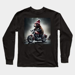 Moto Bear Claus Long Sleeve T-Shirt